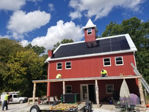 Residential Home Solar Array in Wright City, Missouri